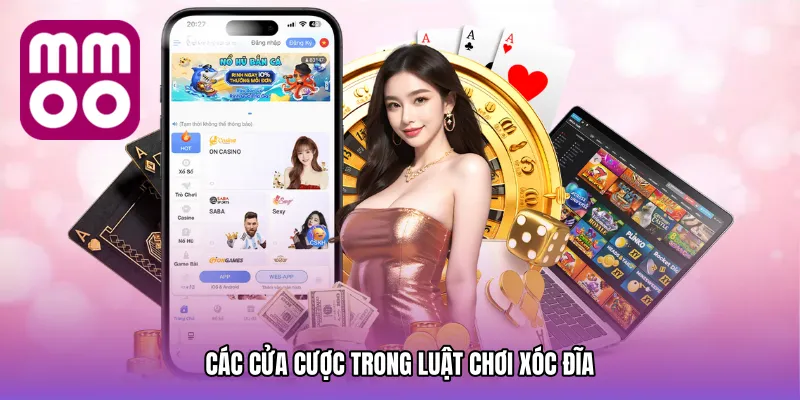 Các cửa cược trong Luật chơi xóc đĩa